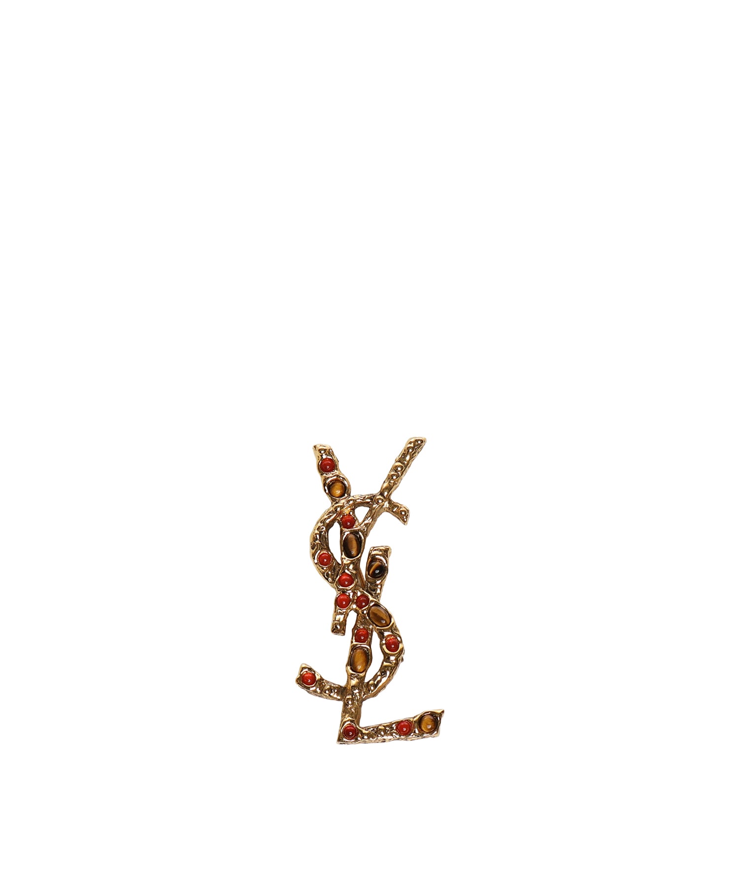 Spilla Cassandre in metallo 833952 YOTPS7778 SAINT LAURENT 