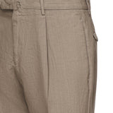 Pantaloni pince in lino ARECHIEVO6 TCR343494 SANTANIELLO 