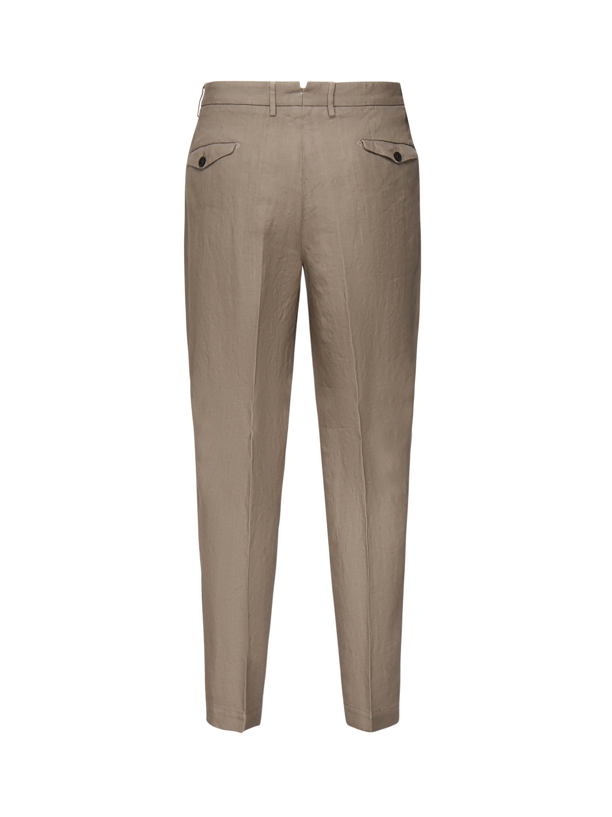 Pantaloni pince in lino ARECHIEVO6 TCR343494 SANTANIELLO 