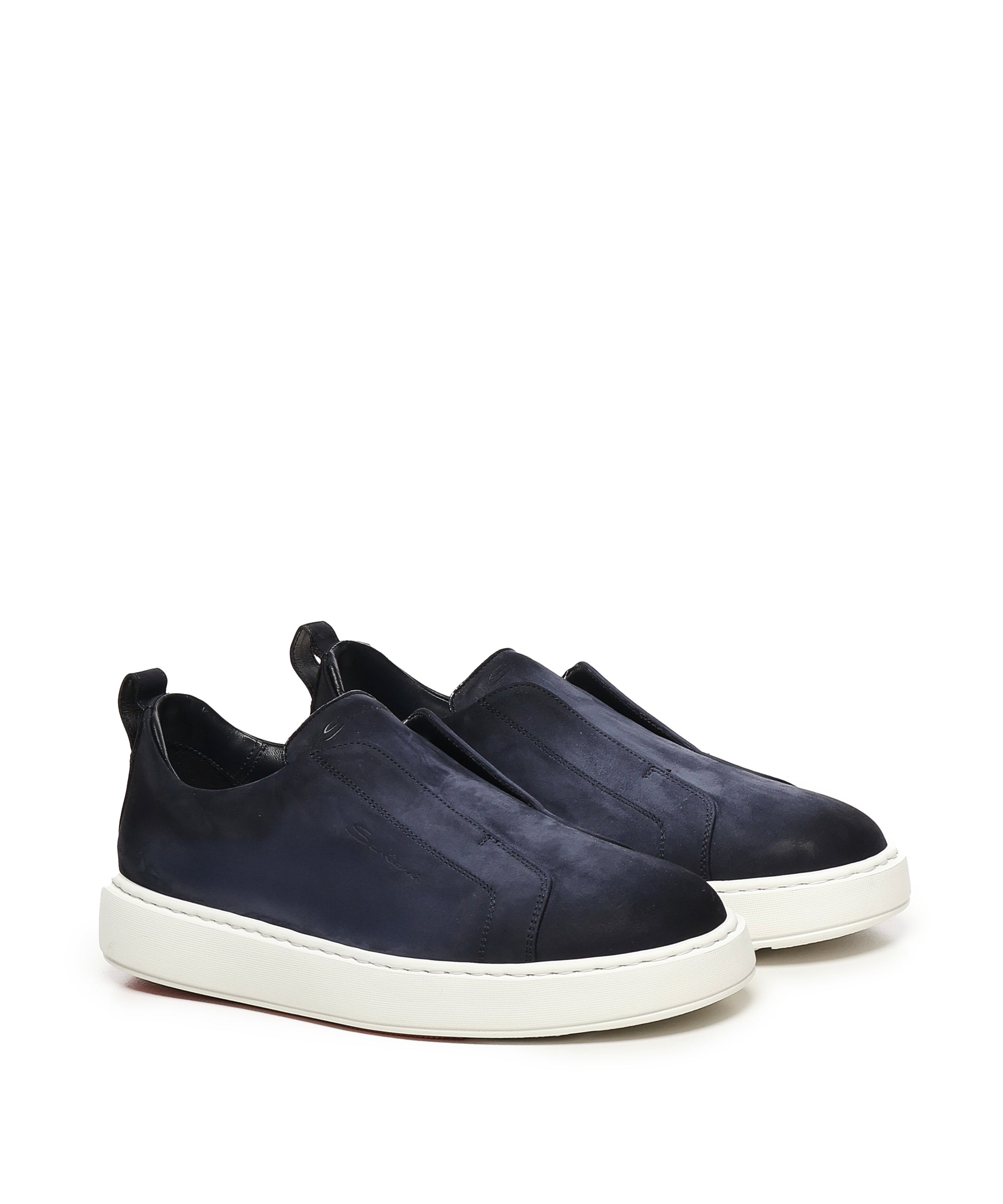 Sneakers Victory in suede<BR/> MBCD21995BARTF EHU59BLU SANTONI 