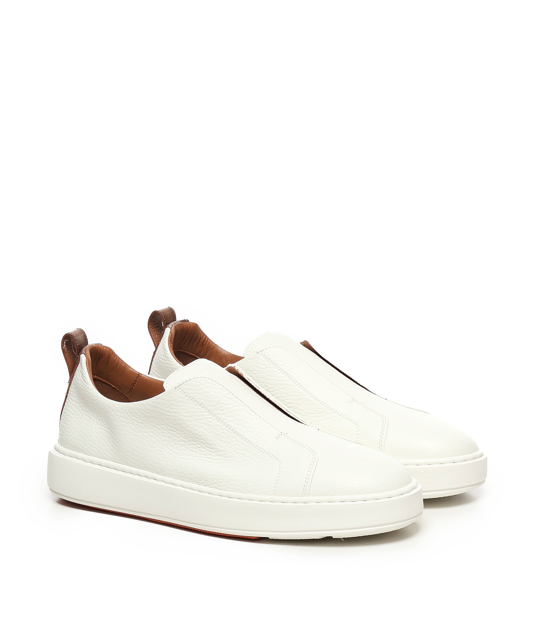 Sneakers Victory in pelle bottolata MBCD21995BART LLDI50WHITE SANTONI 