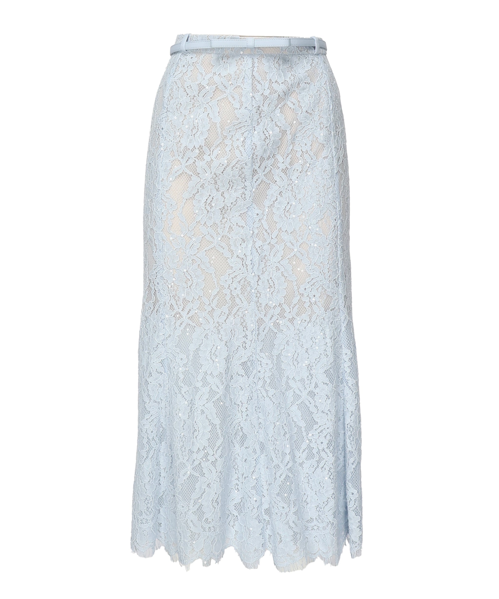 Gonna midi svasata in pizzo RS25053MSK BL SELF-PORTRAIT 