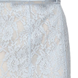 Gonna midi svasata in pizzo RS25053MSK BL SELF-PORTRAIT 