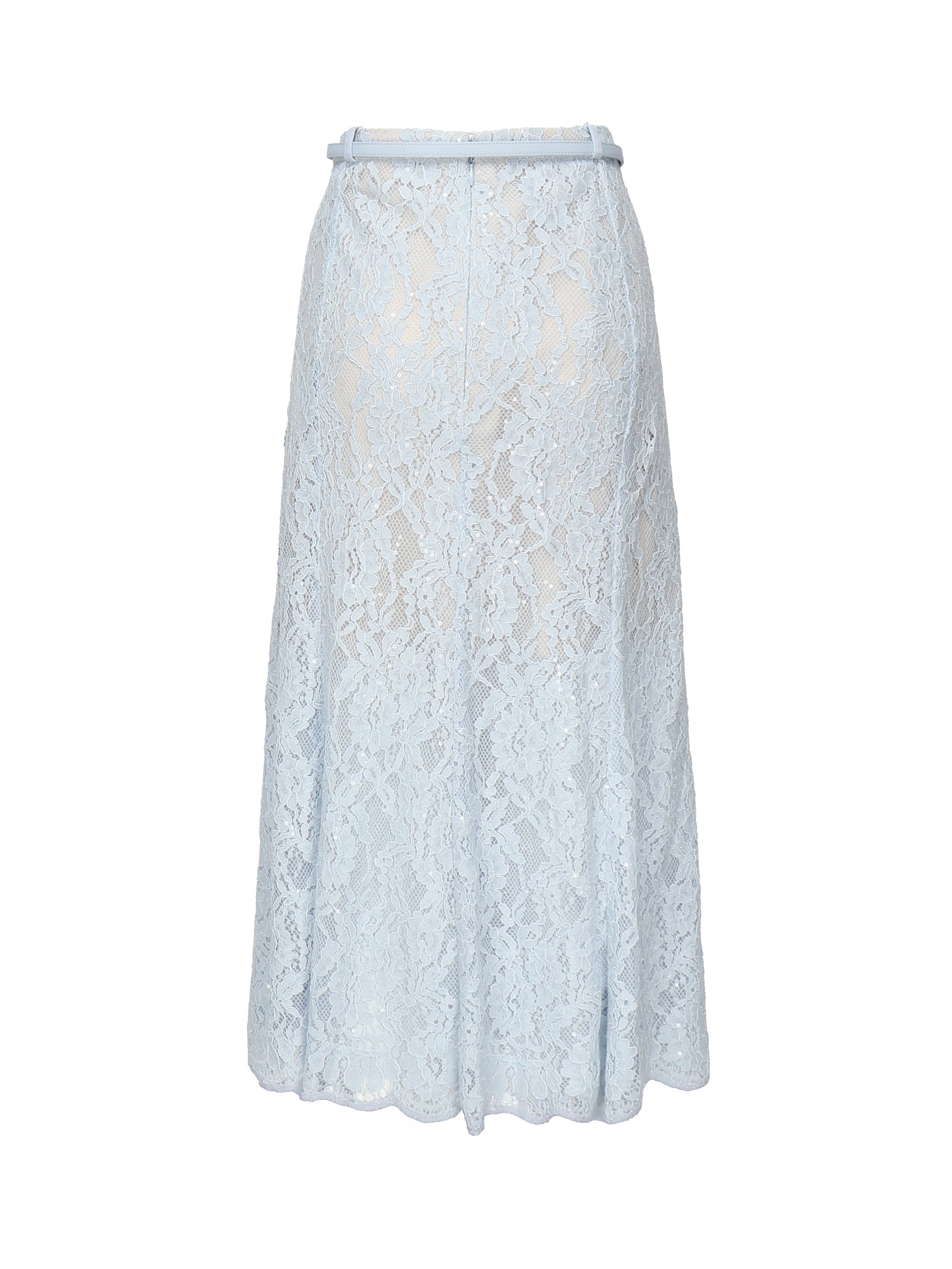 Gonna midi svasata in pizzo RS25053MSK BL SELF-PORTRAIT 