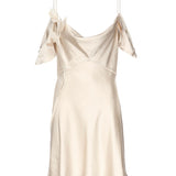 Mini abito con fiori SS25254S CHAMPAGNE SELF-PORTRAIT 
