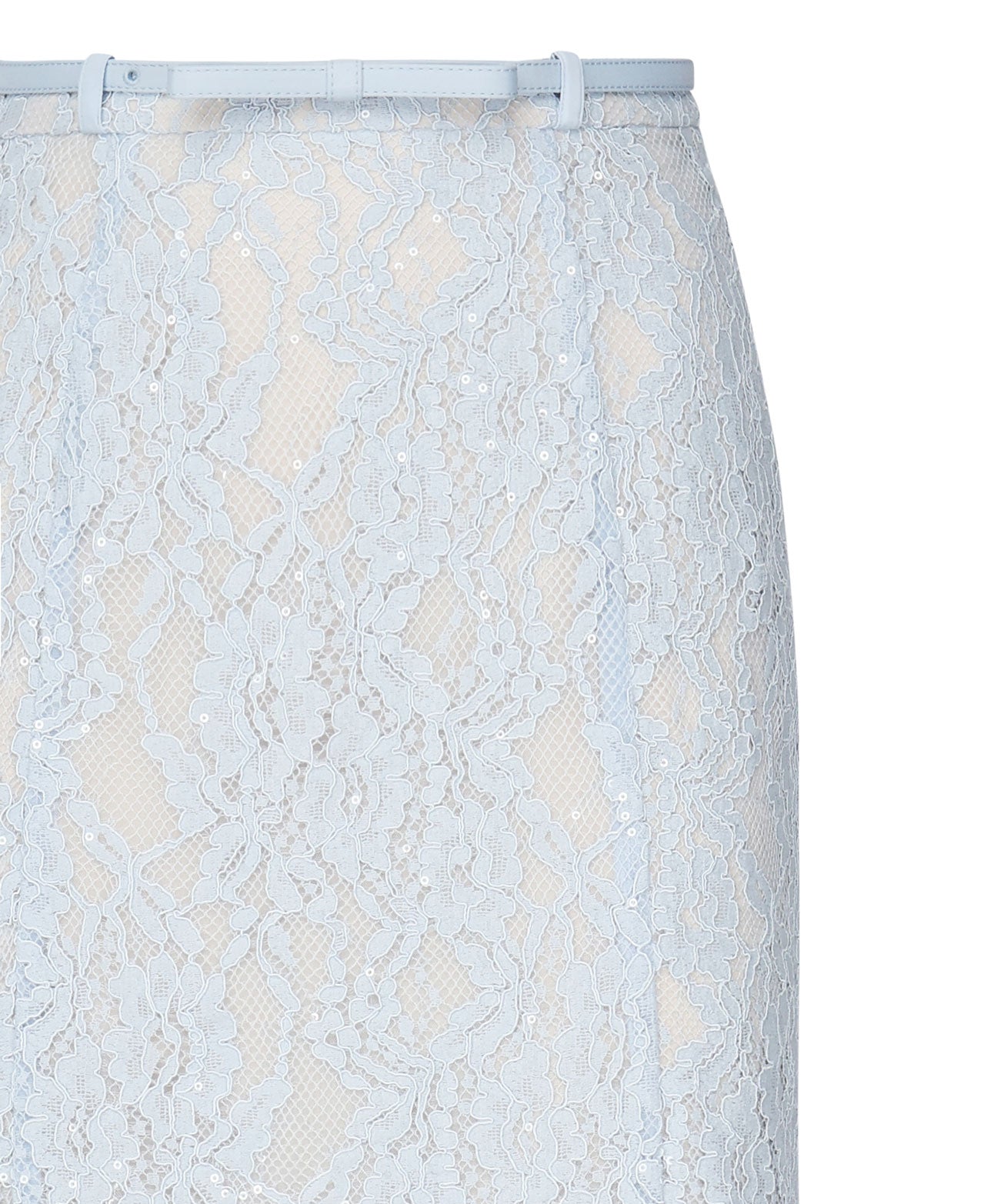 Gonna midi svasata in pizzo RS25053MSK BL SELF-PORTRAIT 
