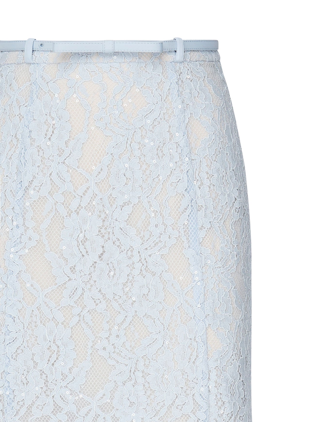 Gonna midi svasata in pizzo RS25053MSK BL SELF-PORTRAIT 