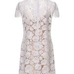 Mini abito in pizzo SS25049S LILAC SELF-PORTRAIT 