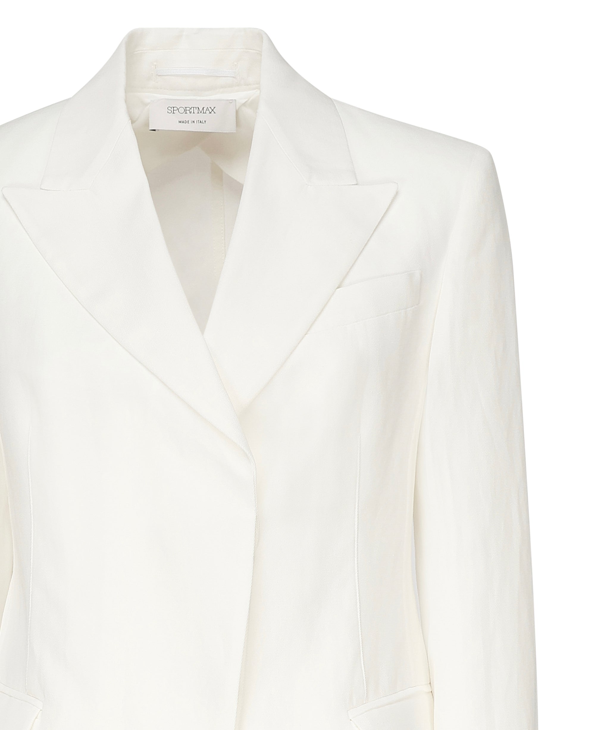 Blazer in twill di lino e viscosa 2512041022600 001 SPORTMAX 