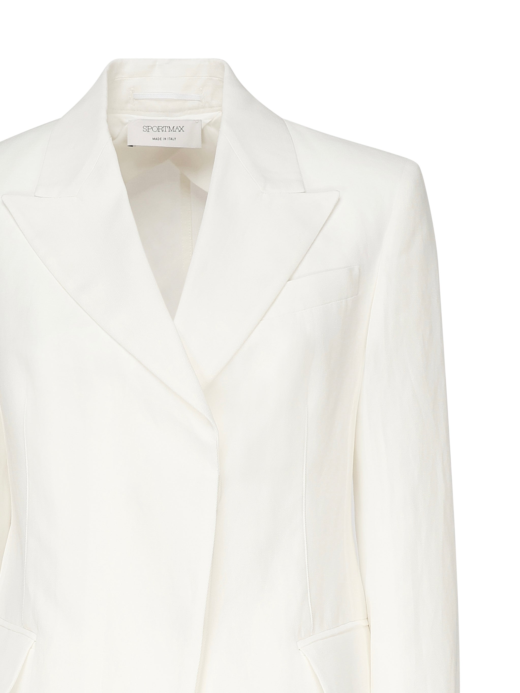 Blazer in twill di lino e viscosa 2512041022600 001 SPORTMAX 