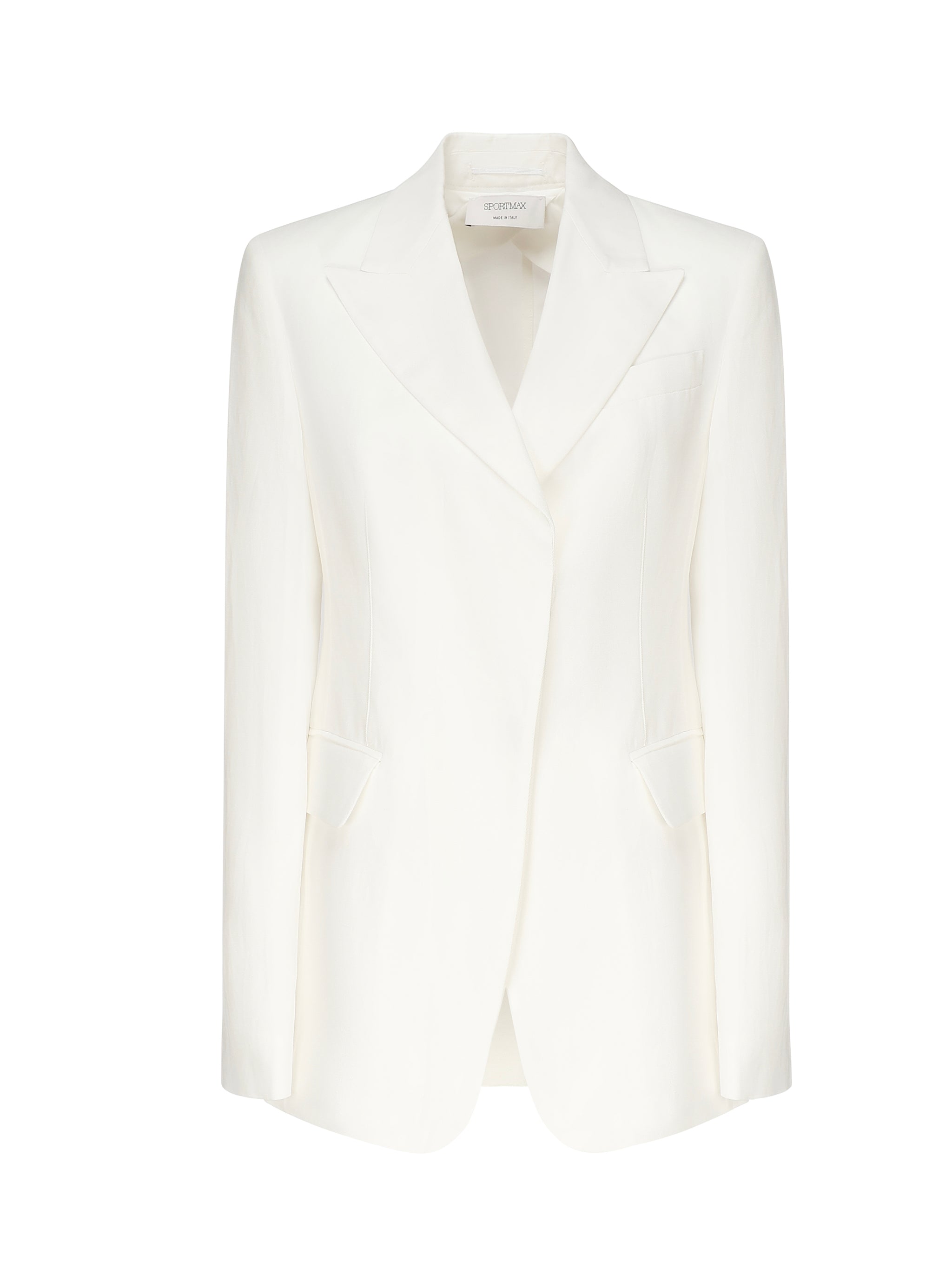 Blazer in twill di lino e viscosa 2512041022600 001 SPORTMAX 