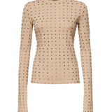 T-shirt  " Negus " con strass 2512941031600 001 SPORTMAX 