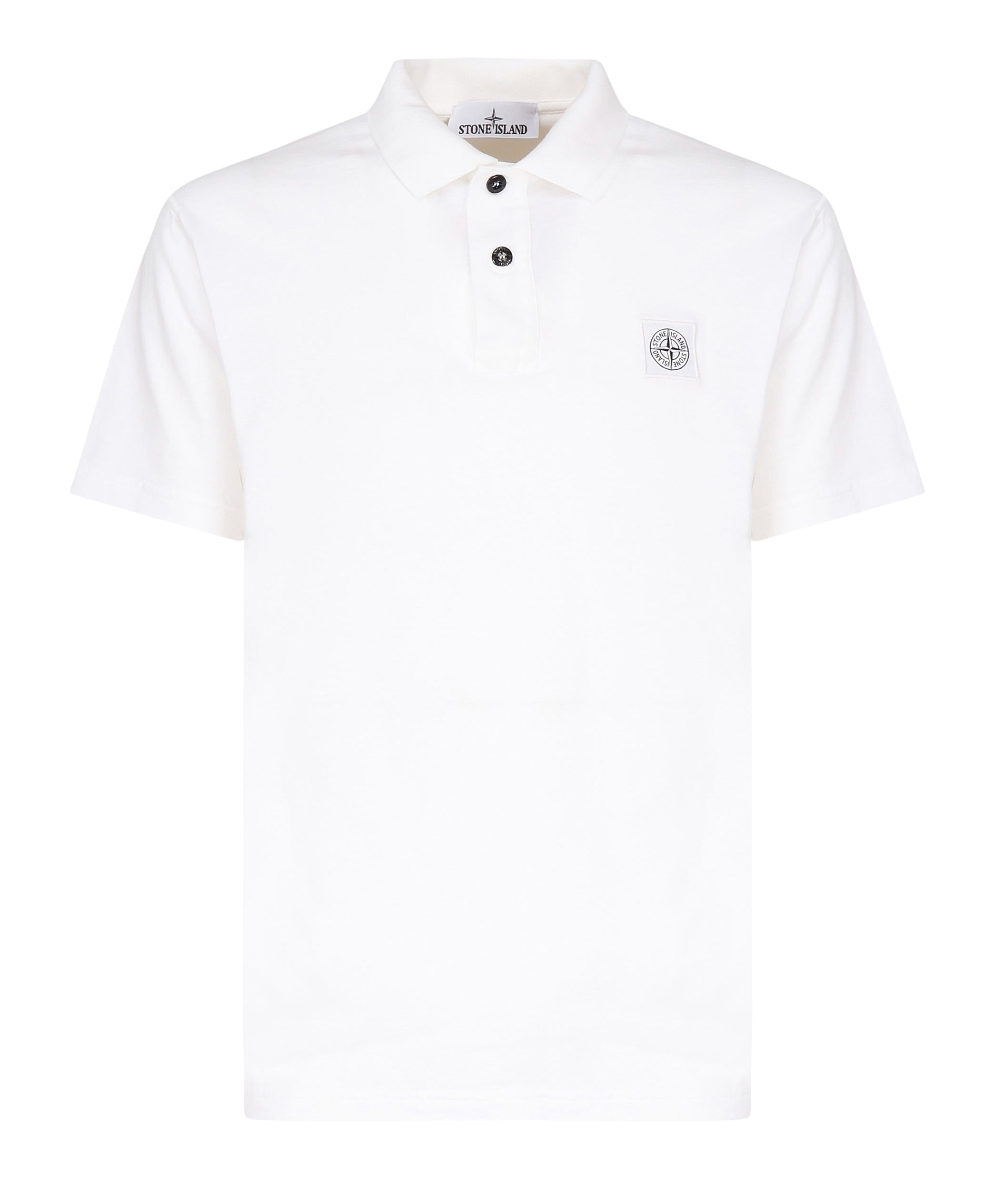 Polo a maniche corte con toppa Compass K1S152200205 S0057V0001 STONE ISLAND 