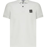 Polo in piqué stretch con patch logo K1S1522002SC S0017V0041 STONE ISLAND 