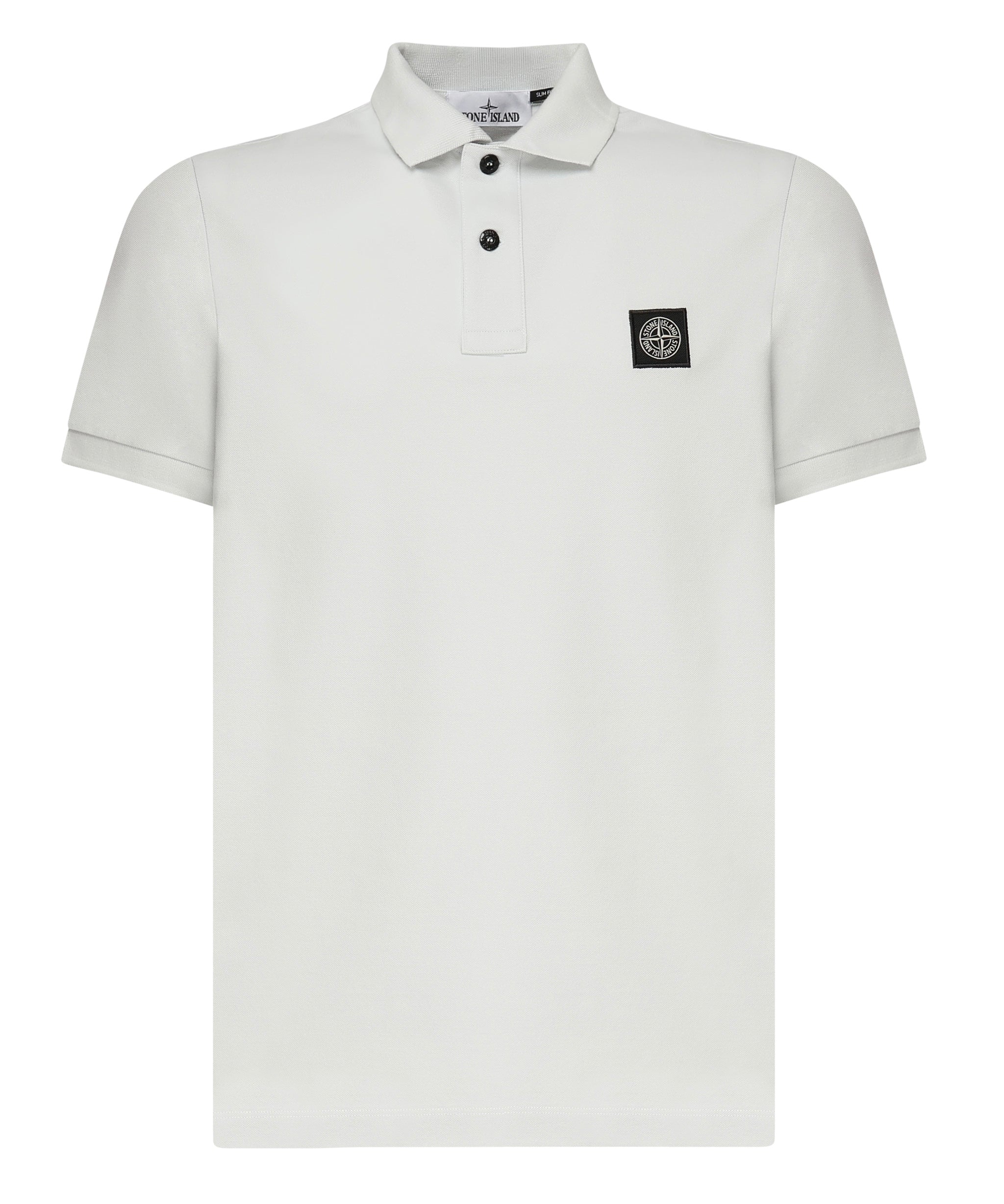 Polo in piqué stretch con patch logo K1S1522002SC S0017V0041 STONE ISLAND 