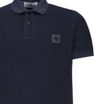 Polo in piqué stretch con patch logo K1S1522002SC S0067V0028 STONE ISLAND 