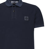 Polo in piqué stretch con patch logo K1S1522002SC S0067V0028 STONE ISLAND 