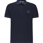 Polo in piqué stretch con patch logo K1S1522002SC S0067V0028 STONE ISLAND 
