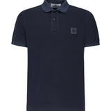 Polo in piqué stretch con patch logo K1S1522002SC S0067V0028 STONE ISLAND 