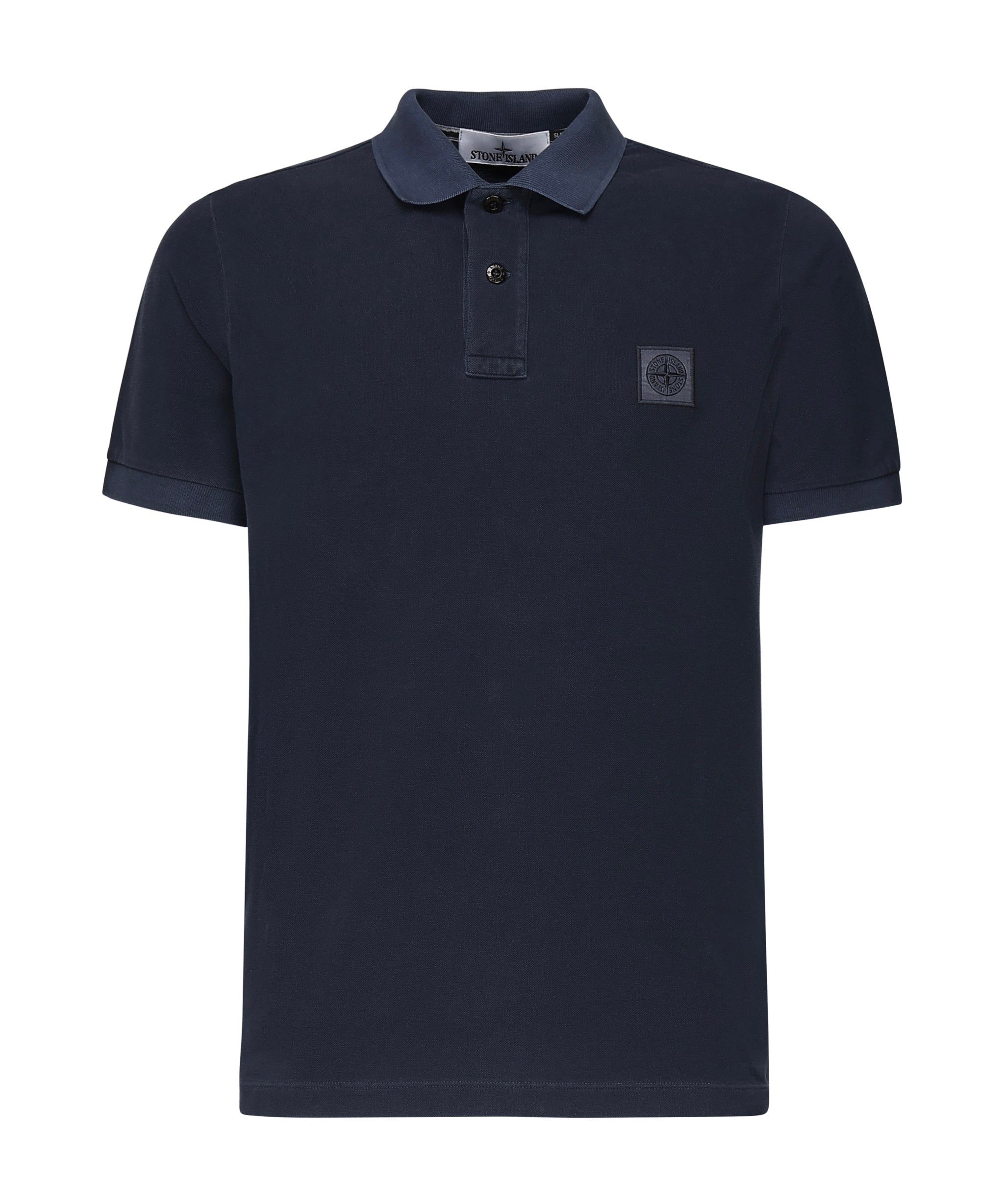 Polo in piqué stretch con patch logo K1S1522002SC S0067V0028 STONE ISLAND 