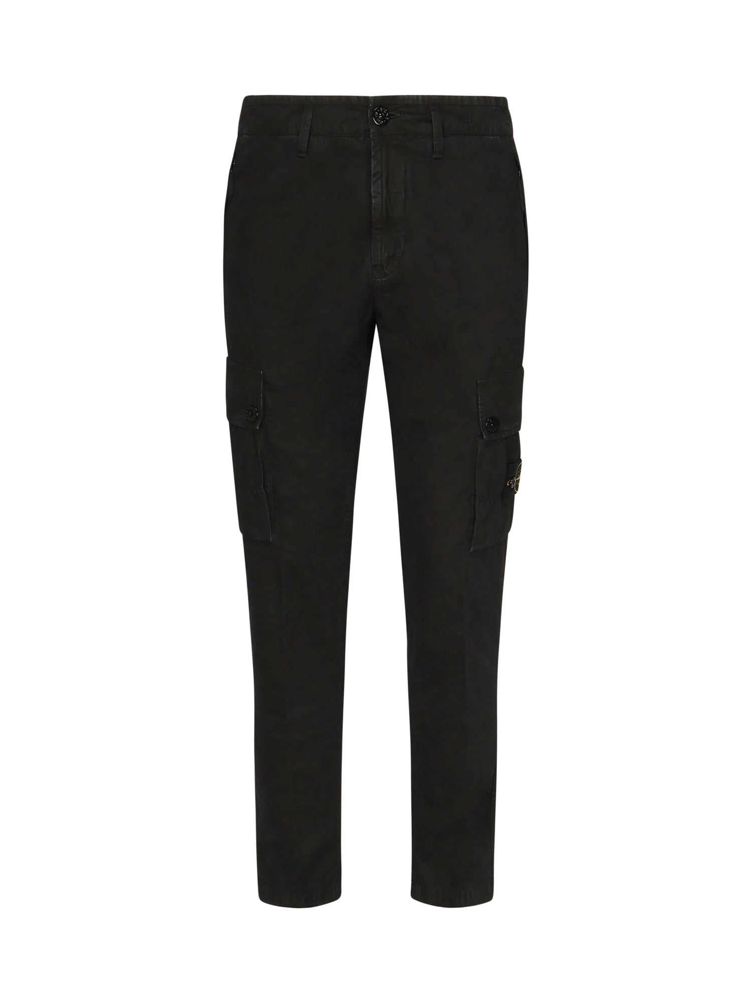 Pantalone cargo in tela di cotone biologico <BR/> K1S153100303 S00WAV0129 STONE ISLAND 