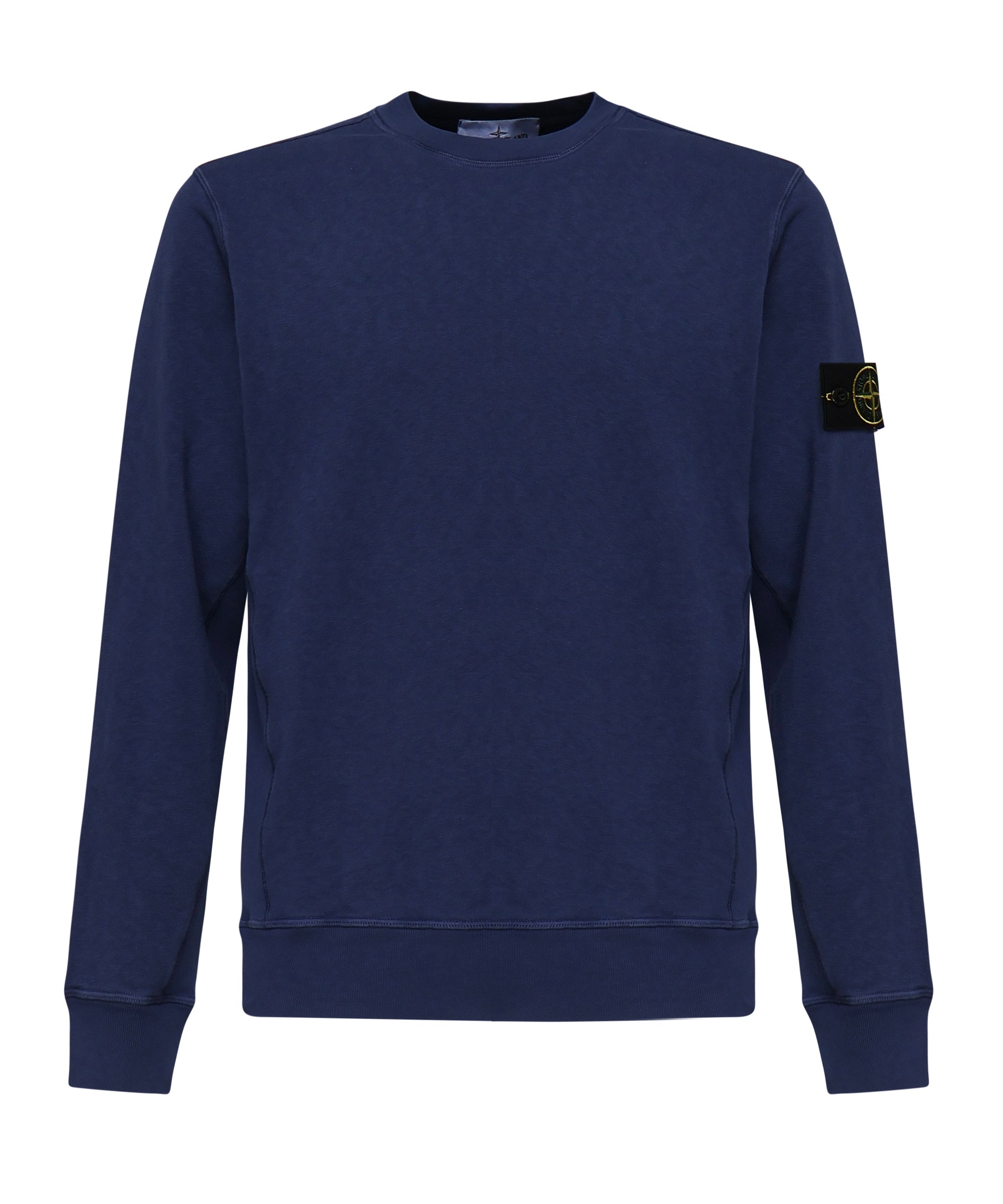 Felpa girocollo con effetto fiammato<BR/> K1S156100020 S0060V0128 STONE ISLAND 