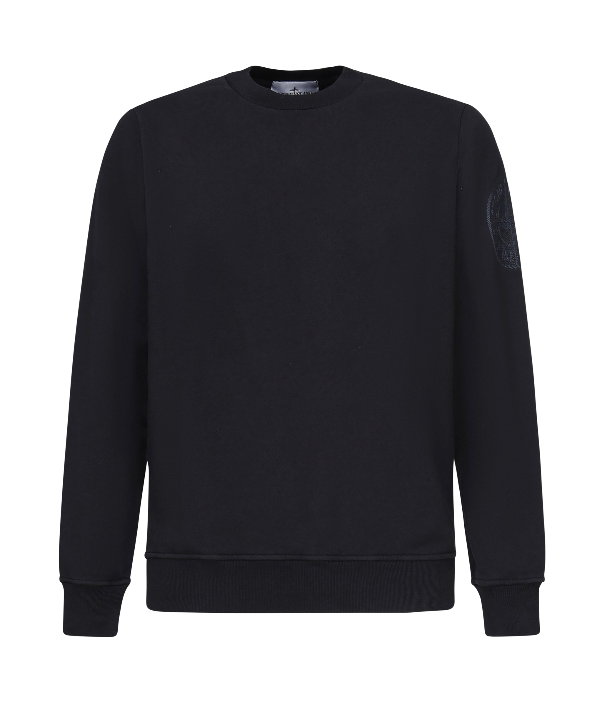Felpa girocollo con ricamo Compass<BR/> K1S156100026 S0122V0020 STONE ISLAND 