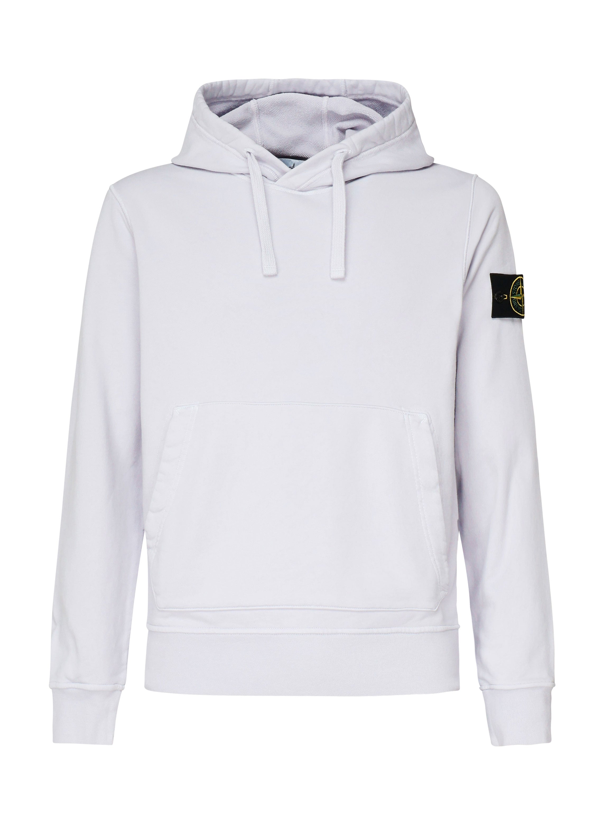 Felpa con cappuccio con coulisse e tasche K1S156100045 S0051V0088 STONE ISLAND 