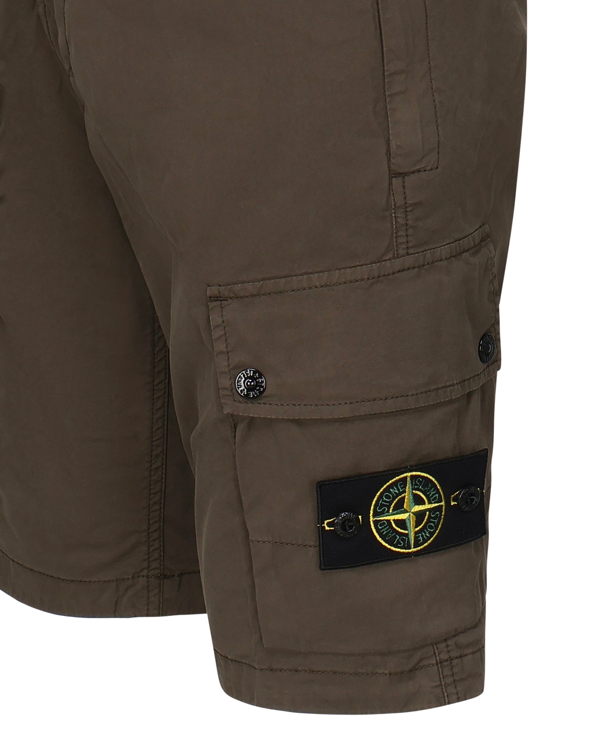 Bermuda cargo aderenti con tasche con cerniera K1S15L100011 S0010V0054 STONE ISLAND 