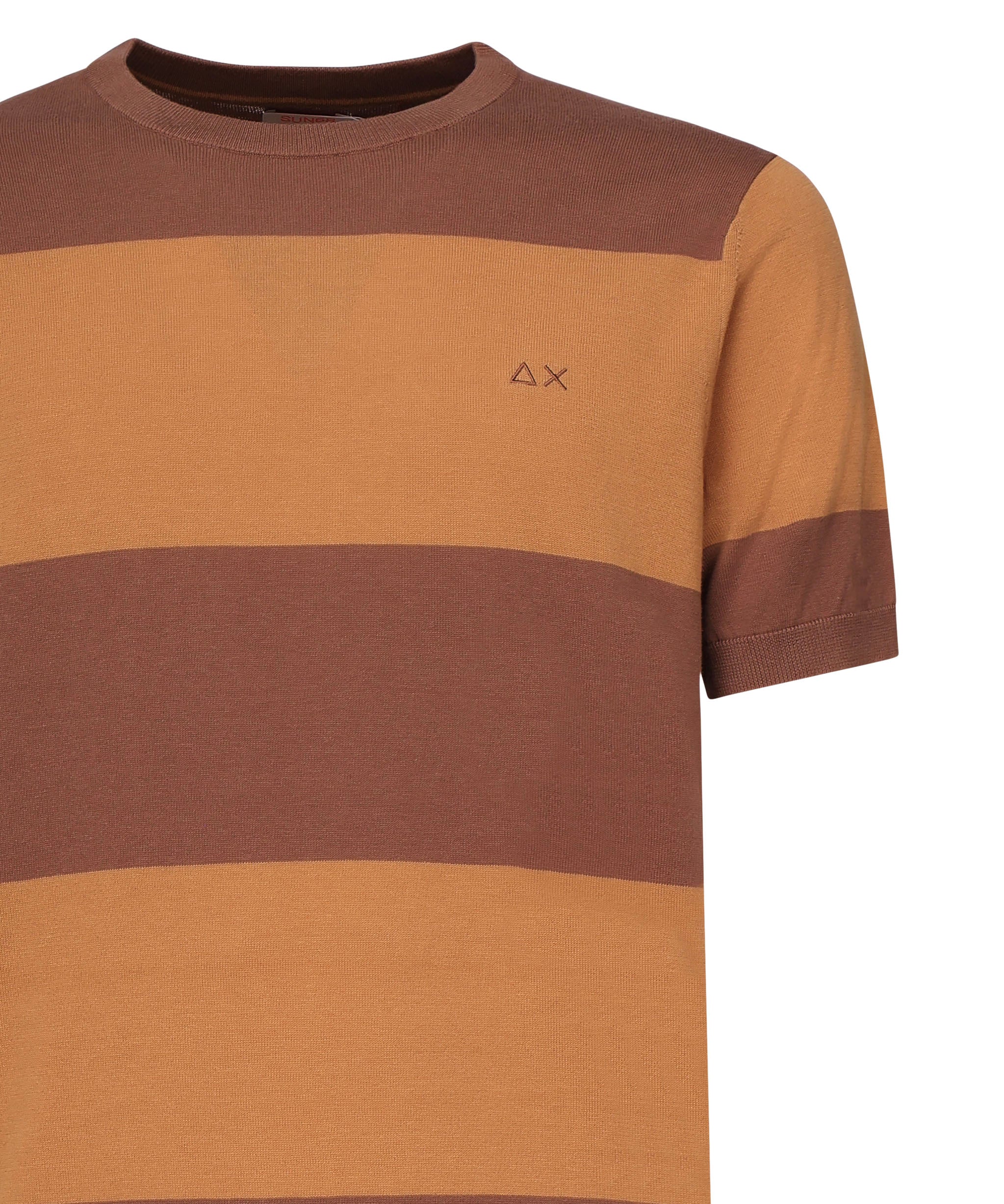 T-shirt a righe con logo K35129 0876 SUN 68 