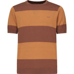T-shirt a righe con logo K35129 0876 SUN 68 