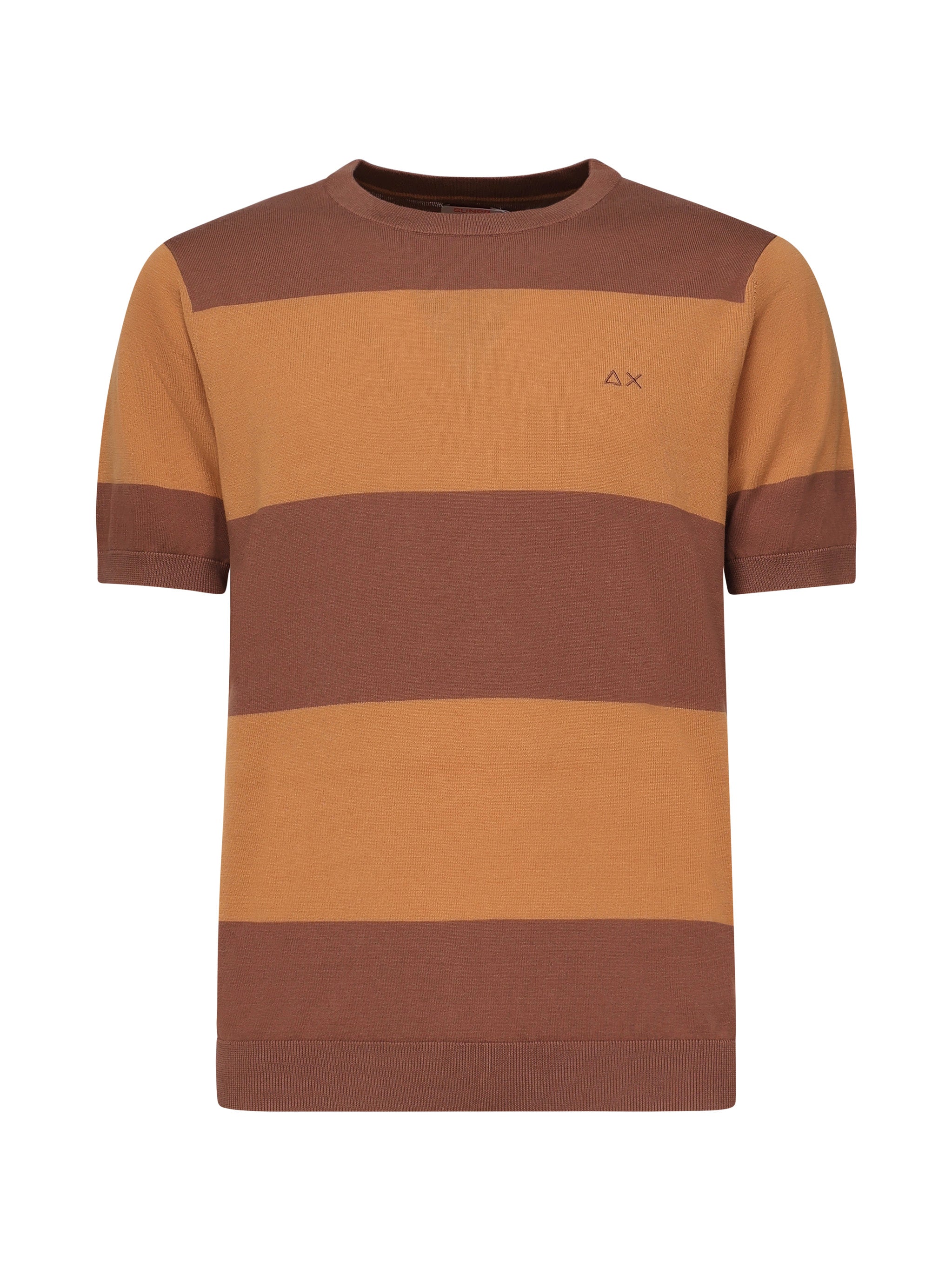 T-shirt a righe con logo K35129 0876 SUN 68 