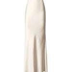 Gonna lunga in raso T170351A TNP229IVORY THE ANDAMANE 
