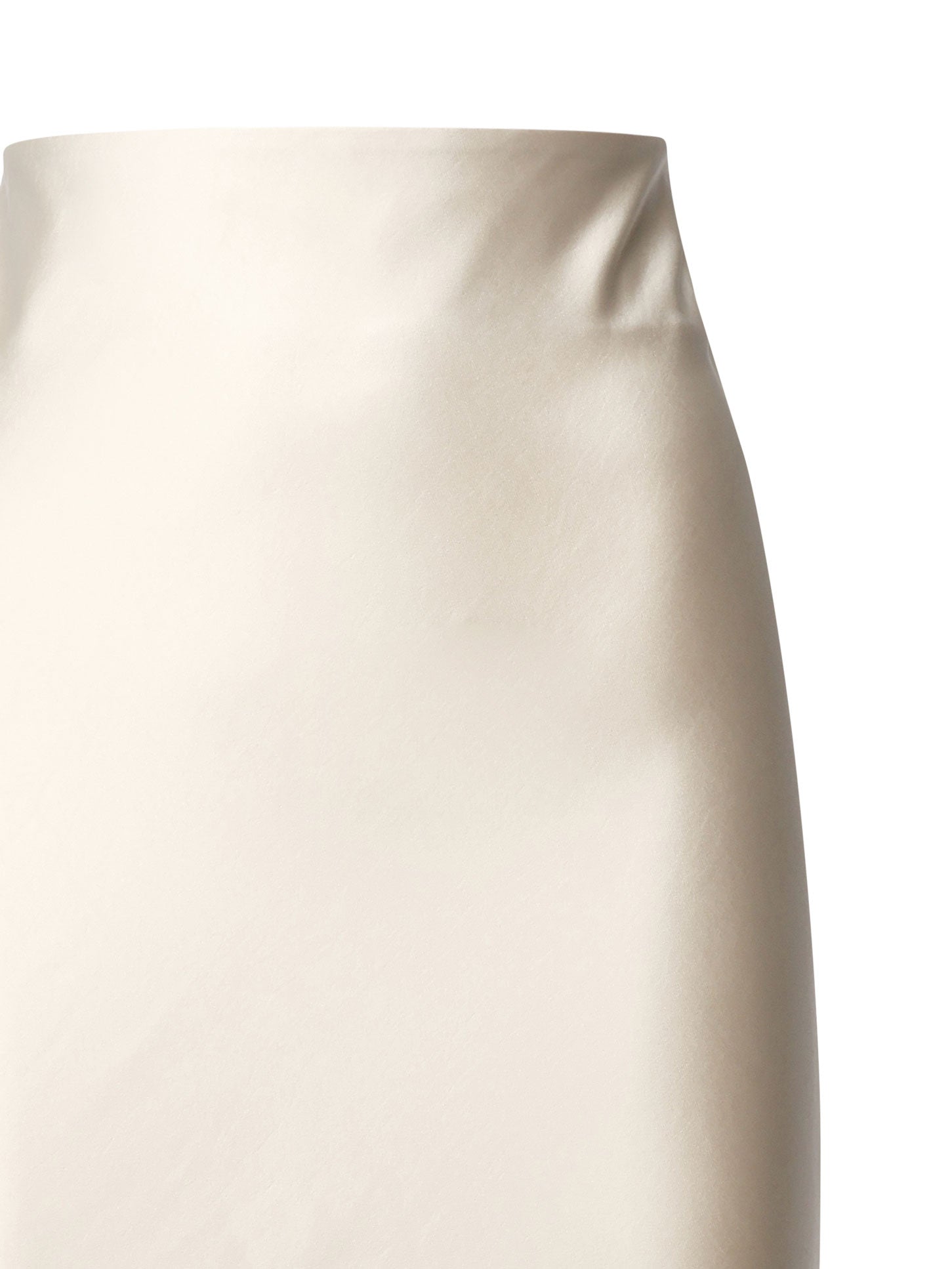 Gonna lunga in raso T170351A TNP229IVORY THE ANDAMANE 