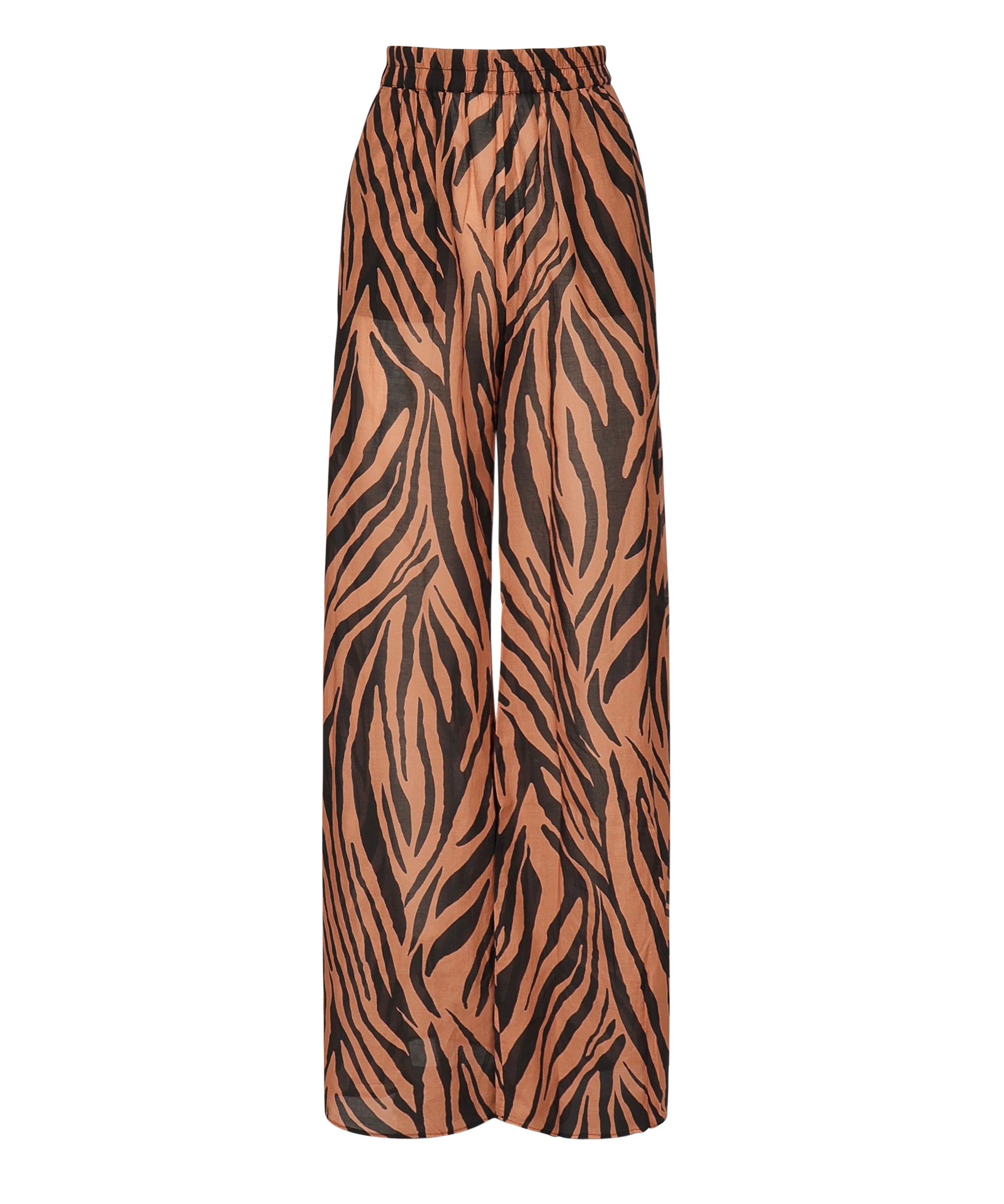 Pantaloni a gampa ampia Wiley con stampa zebra TM170478A TNC130856 THE ANDAMANE 