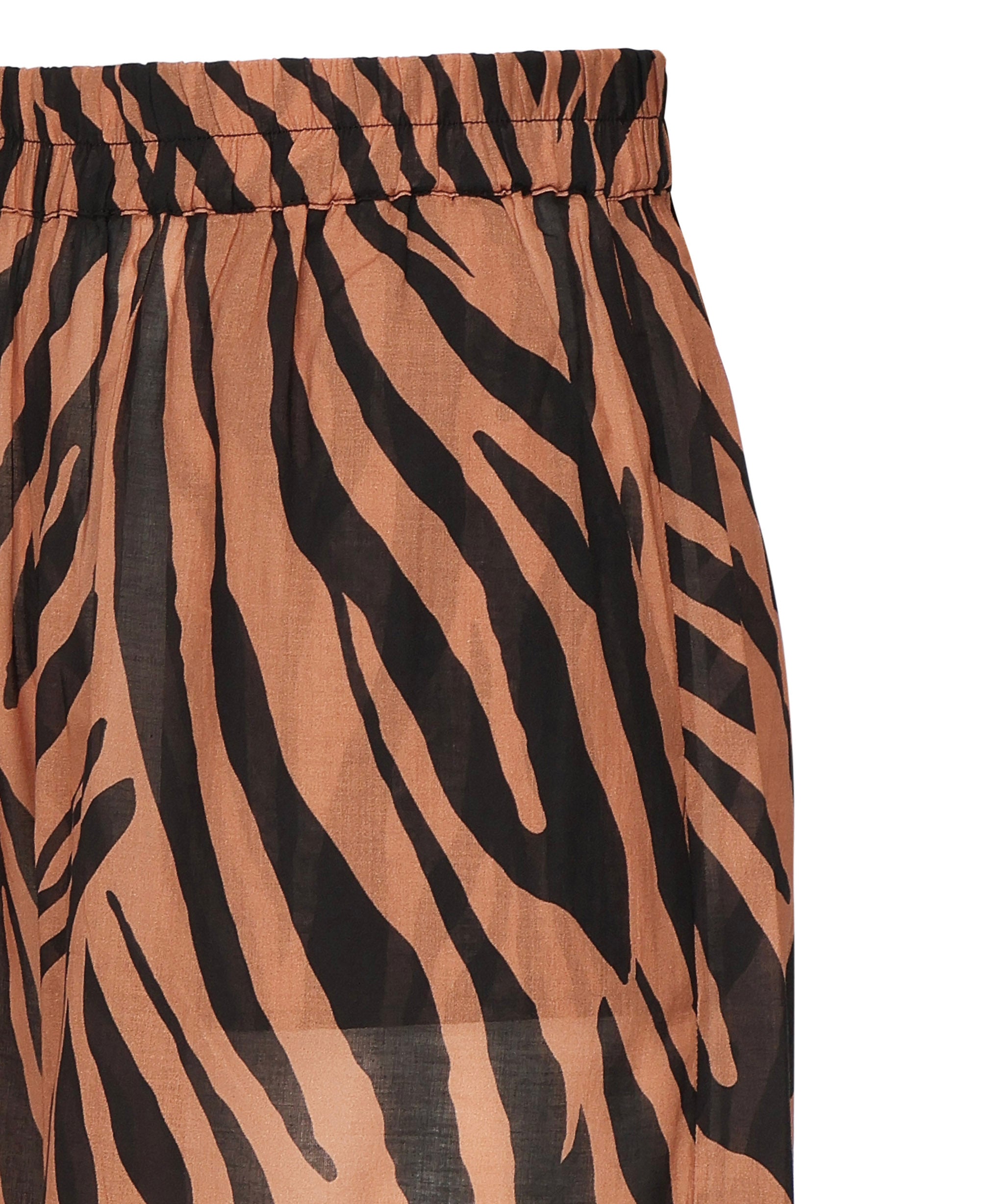 Pantaloni a gampa ampia Wiley con stampa zebra TM170478A TNC130856 THE ANDAMANE 