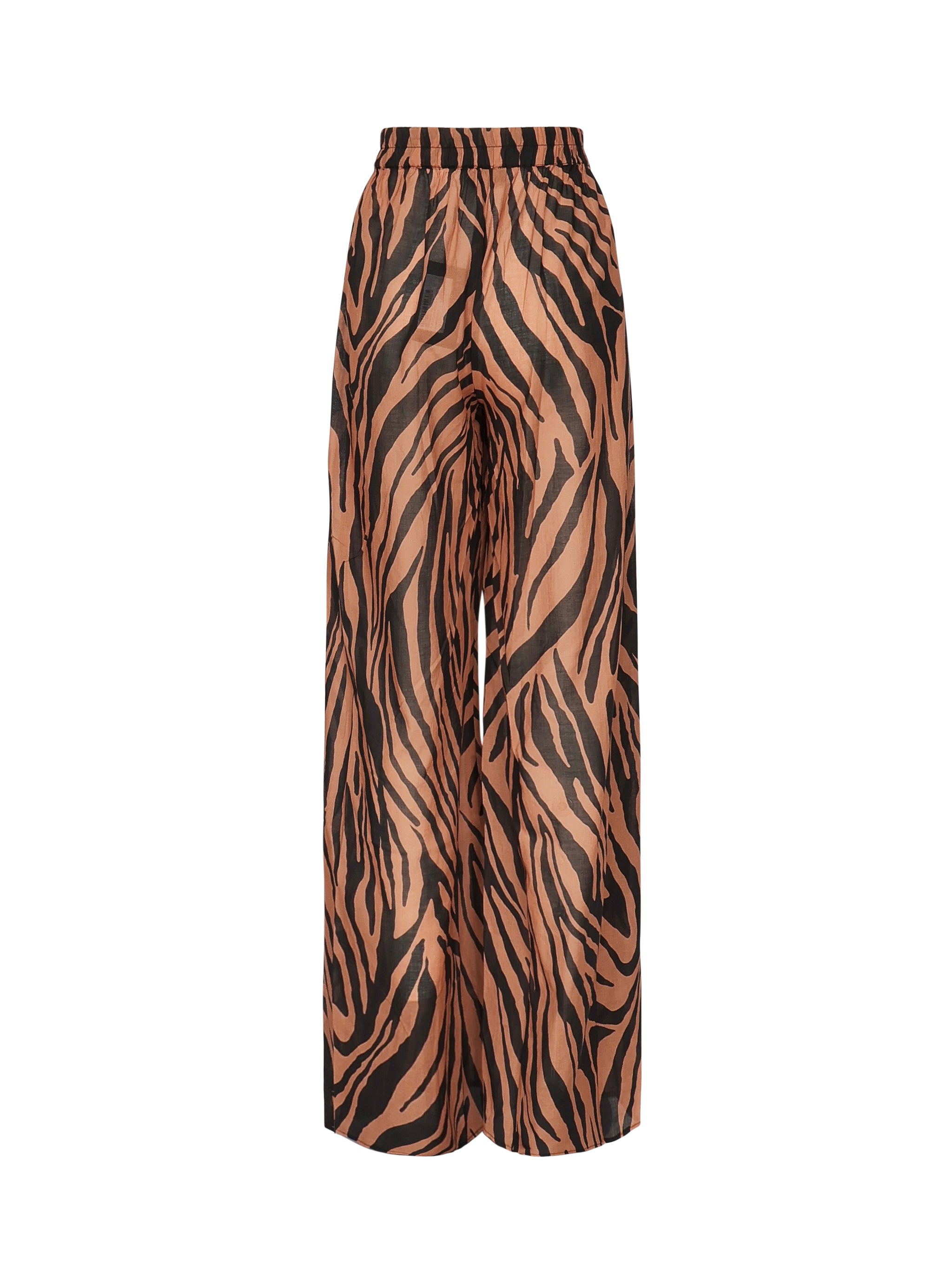 Pantaloni a gampa ampia Wiley con stampa zebra TM170478A TNC130856 THE ANDAMANE 