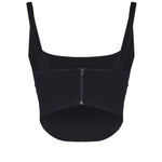 Top Corset con scollo tondo CORSET -BLUE THE ARCHIVIA 