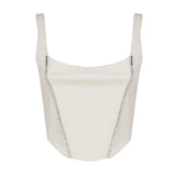 Top Corset con scollo tondo CORSET -IVORY THE ARCHIVIA 