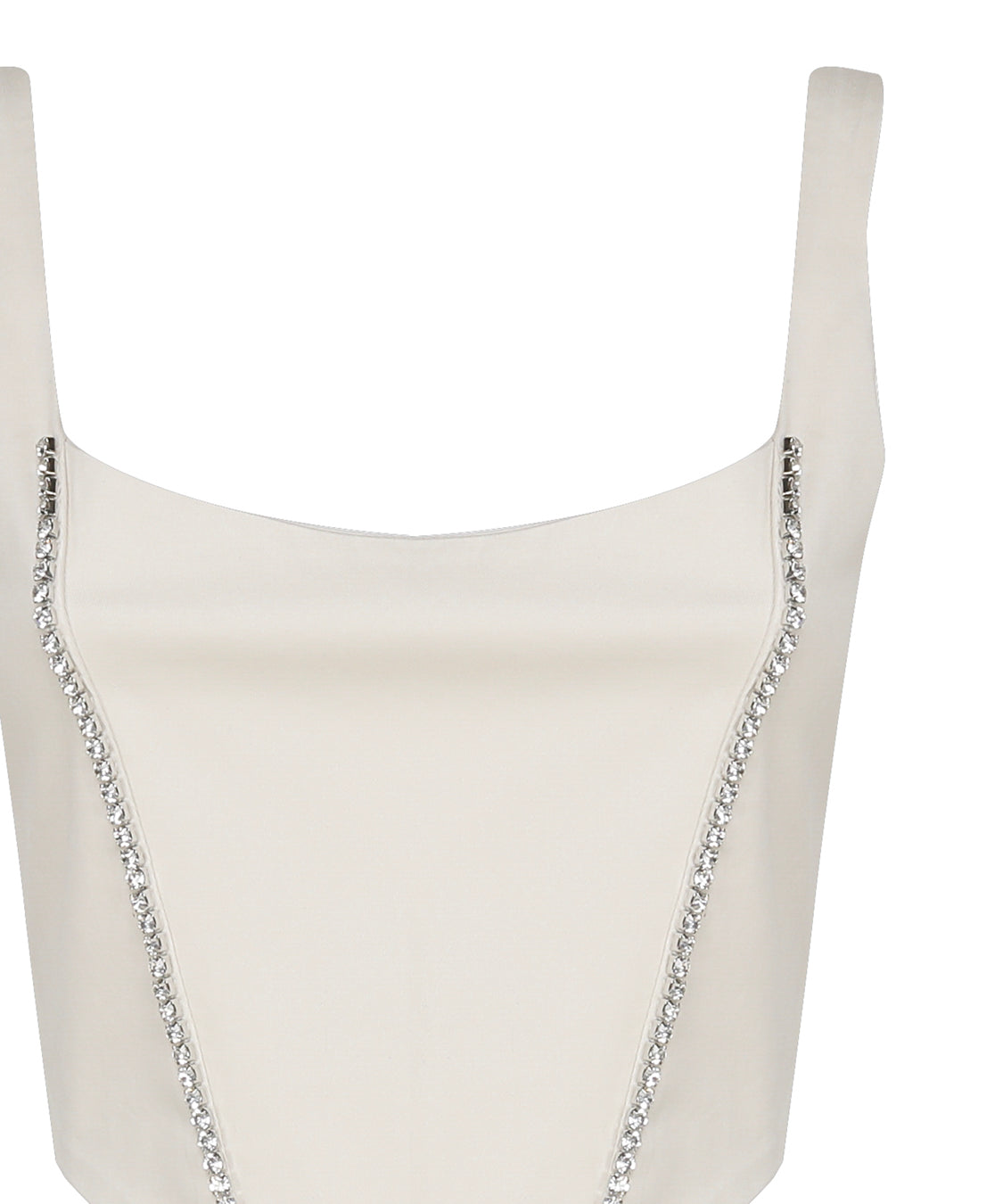 Top Corset con scollo tondo CORSET -IVORY THE ARCHIVIA 