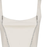 Top Corset con scollo tondo CORSET -IVORY THE ARCHIVIA 