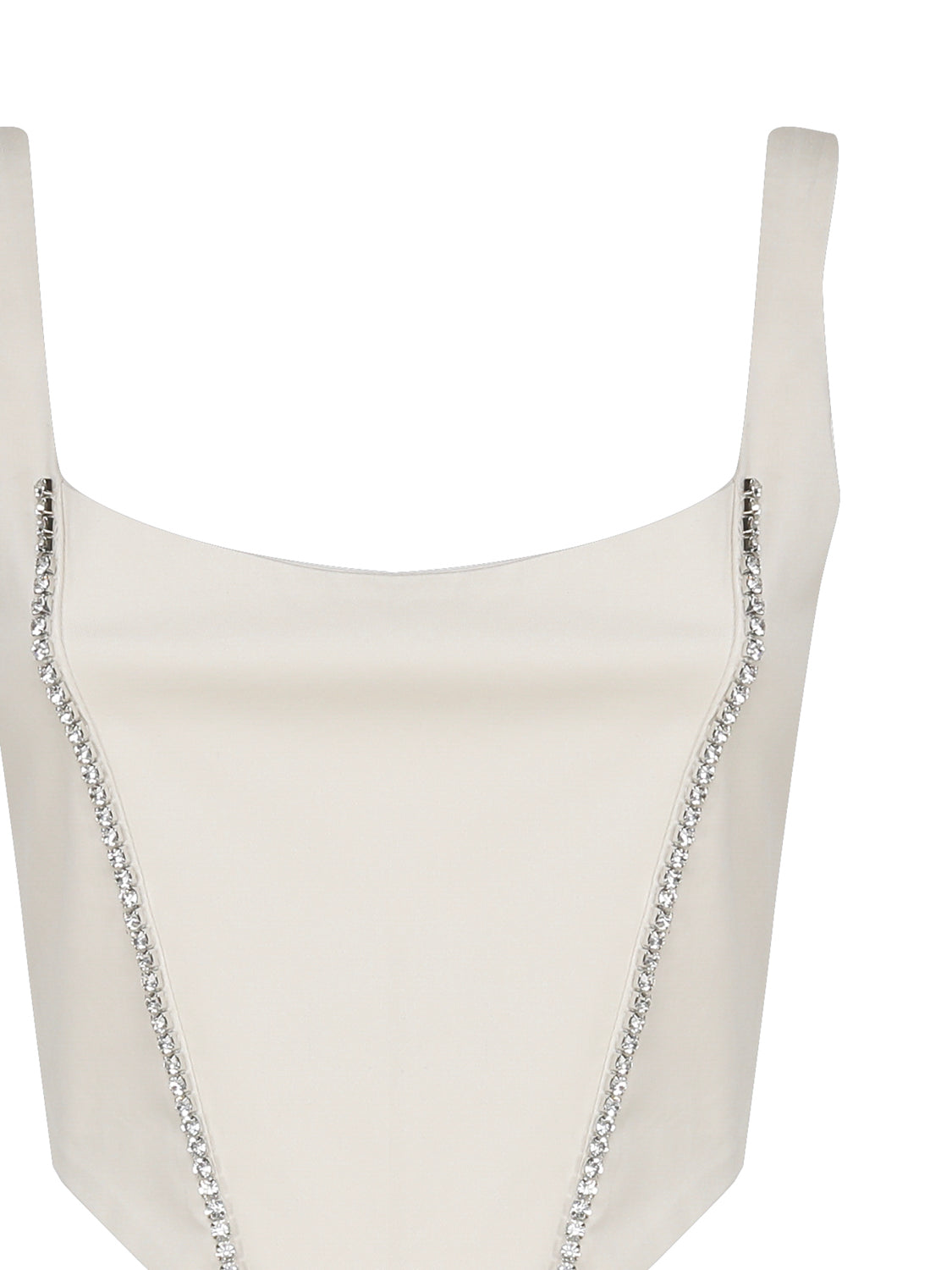 Top Corset con scollo tondo CORSET -IVORY THE ARCHIVIA 