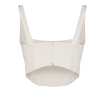 Top Corset con scollo tondo CORSET -IVORY THE ARCHIVIA 
