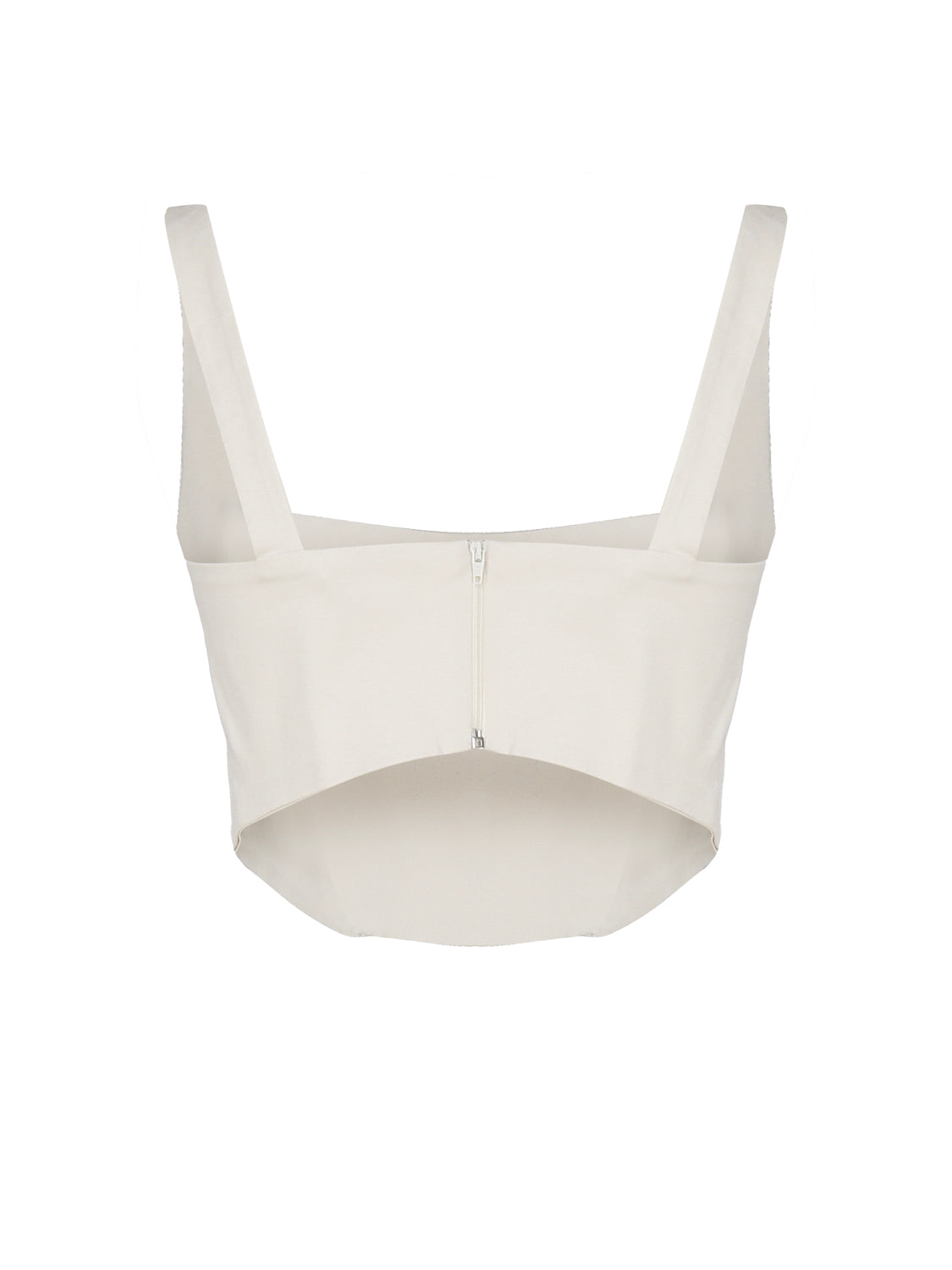 Top Corset con scollo tondo CORSET -IVORY THE ARCHIVIA 