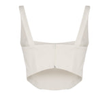 Top Corset con scollo tondo CORSET -IVORY THE ARCHIVIA 