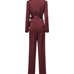 Tailleur Iris <BR/> TAILLEUR IRIS BORDEAUX THE ARCHIVIA 
