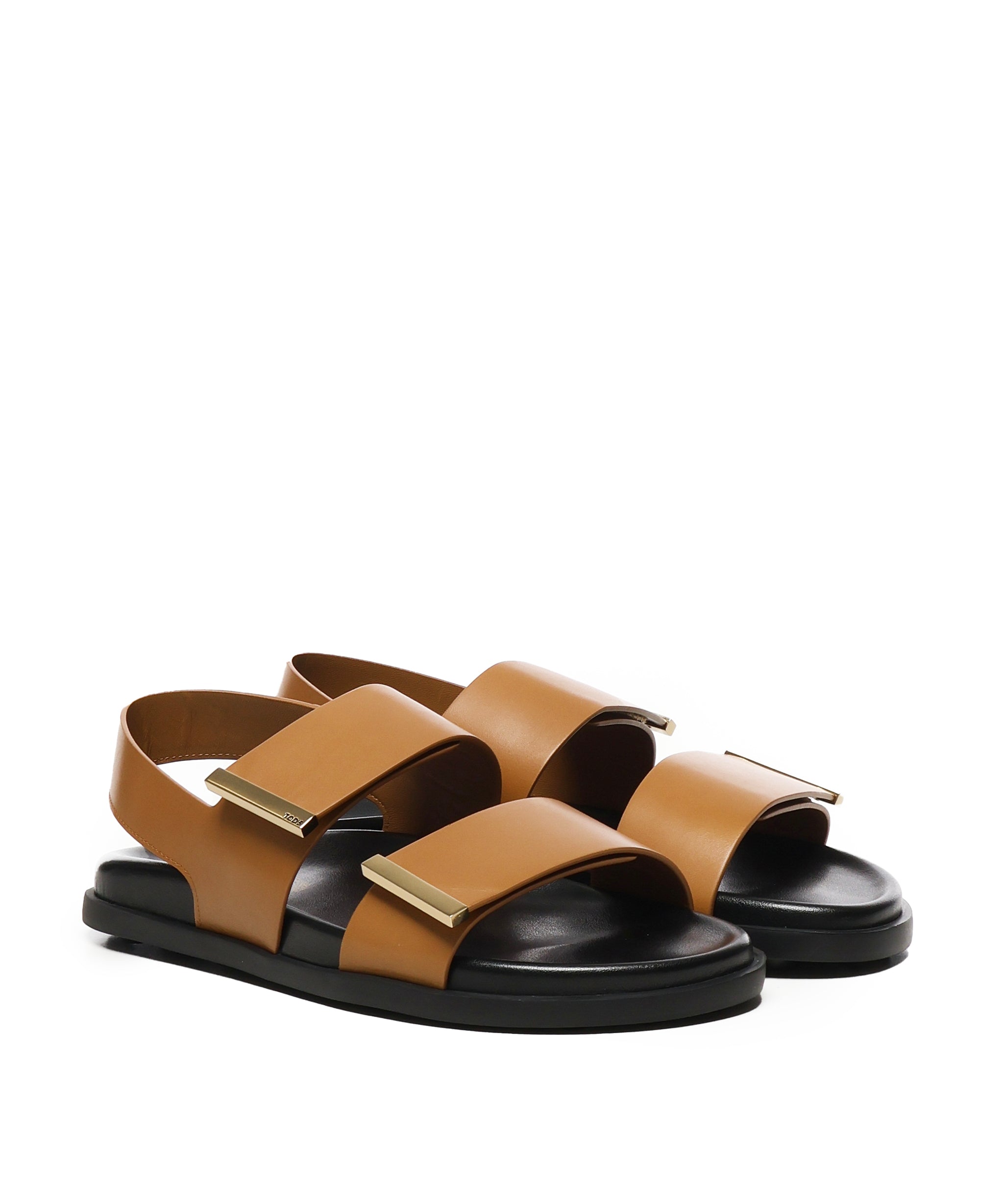 Sandalo a fasce in pelle XXW68K0JE60N6M 9999 TOD'S 