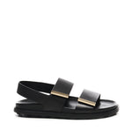 Sandalo a fasce in pelle XXW68K0JE60N6M B999 TOD'S 