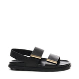 Sandalo a fasce in pelle XXW68K0JE60N6M B999 TOD'S 