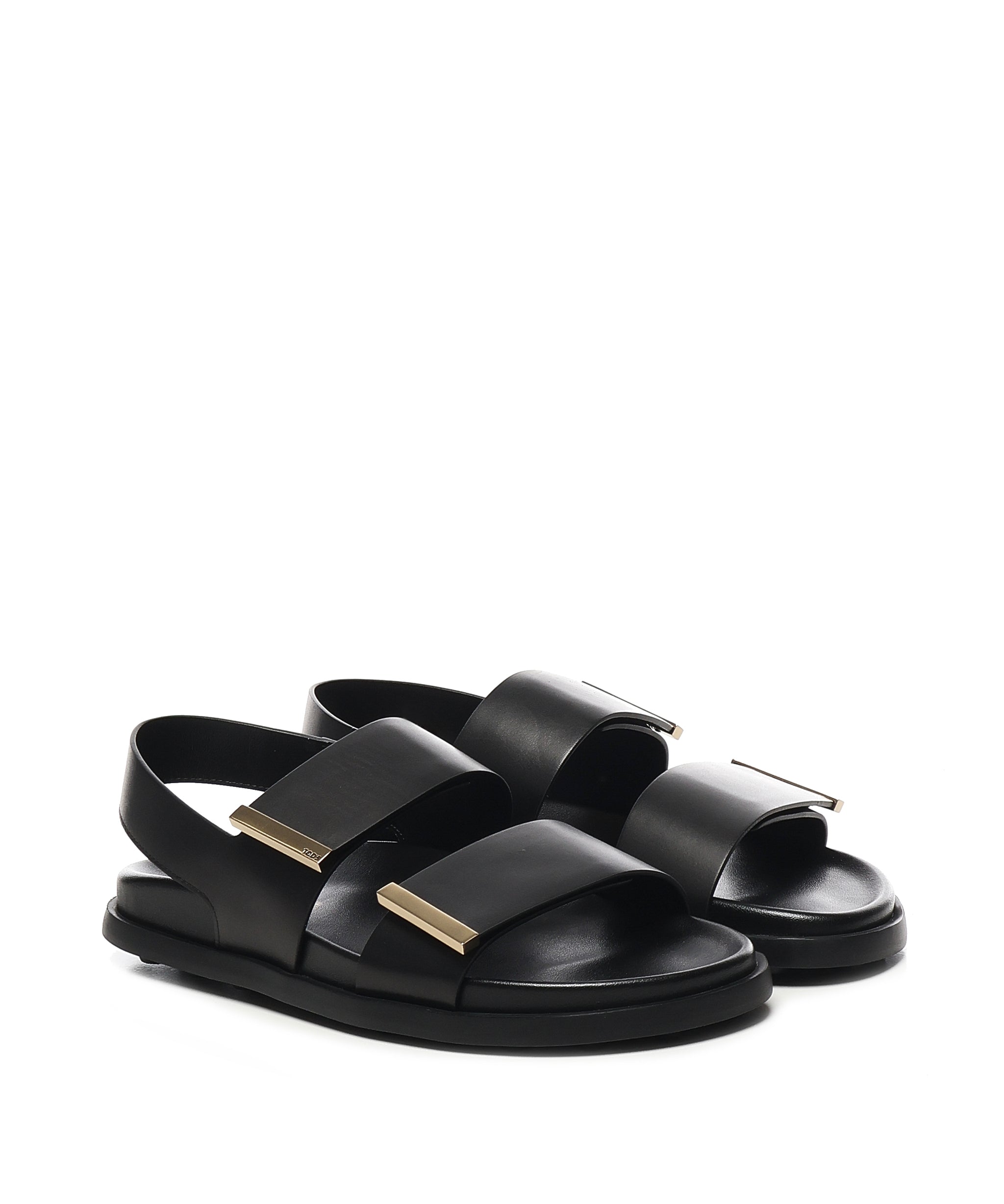 Sandalo a fasce in pelle XXW68K0JE60N6M B999 TOD'S 